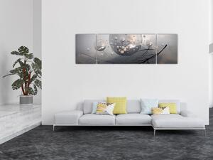Obraz abstrakcyjnych kul (170x50 cm)
