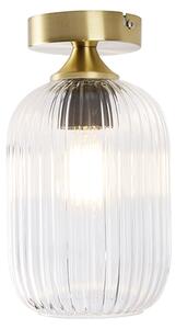 Lampa sufitowa w stylu art deco mosiądz - Banci