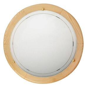 Biało-naturalna lampa sufitowa LED ze szklanym kloszem ø 30 cm Pine – Candellux Lighting