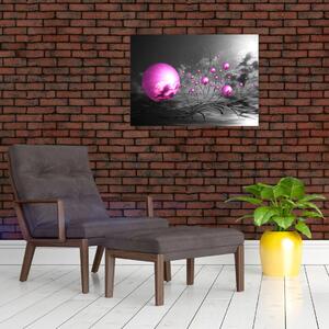 Obraz różowych kul (70x50 cm)