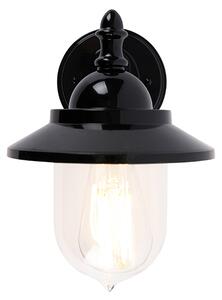 Klasyczna lampa ścienna zewnętrzna czarna IP44 - Oxford
