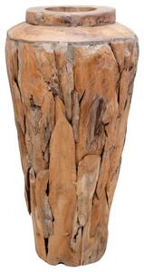 Wazon dekoracyjny, 40x60 cm, lite drewno tekowe