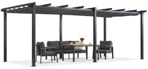 Pergola tarasowa Barbados 3x6 m Garden Point antracyt