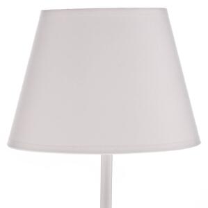 Luminex Lampa stołowa Soho, stożkowa, wysokość 33 cm, biała