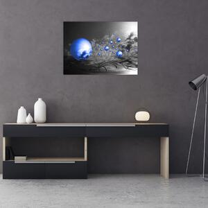 Obraz ciemnoniebieskich kul (70x50 cm)