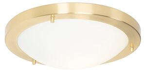 Nowoczesna lampa sufitowa złota 31 cm IP44 - Yuma
