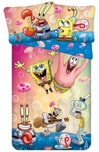 Pościel dziecięca z mikrofibry SPONGEBOB PARTY kolorowa Rozmiar pościeli: 70 x 90 cm | 140 x 200 cm