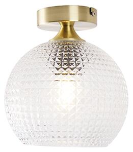 Lampa sufitowa w stylu art deco mosiądz - Sphere