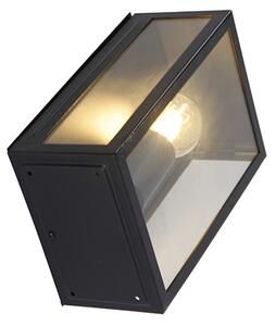 Inteligentna lampa ścienna zewnętrzna czarna 25,5 cm z WiFi A60 IP44 - Rotterdam