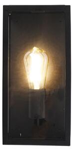 Inteligentna zewnętrzna lampa ścienna czarna z WiFi ST64 IP44 - Rotterdam