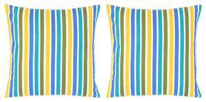 Poduszki, 2 szt., z nadrukiem, kolorowe, 40x40 cm, bawełna