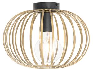 Designerska lampa sufitowa mosiądz 30 cm - Johanna