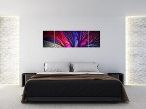 Abstrakcyjny obraz drzewa (170x50 cm)