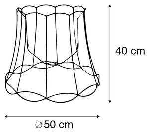 Metalowy klosz czarny 50/40 - Granny Frame