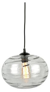 Szara szklana lampa wisząca, wys. 21 cm Sphere – Leitmotiv