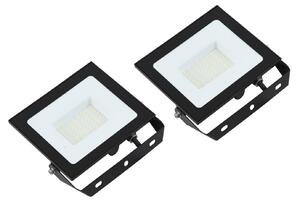Kinkiet zewnętrzny LED Maikel PRIOS, czarny, aluminium, nowoczesny