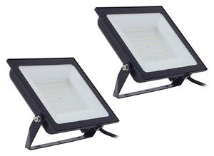 Kinkiet zewnętrzny LED Maikel PRIOS, czarny, aluminium, nowoczesny