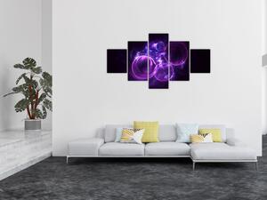 Abstrakcyjny obraz bąbelków (125x70 cm)