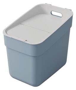 Jasnoniebieski kosz na śmieci do segregacji odpadów z plastiku z recyklingu 20 l Ready To Collect – Curver