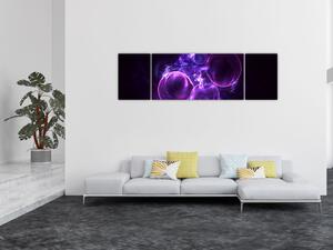 Abstrakcyjny obraz bąbelków (170x50 cm)