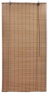 Bambusowe rolety, 2 szt., 80 x 160 cm, brązowe