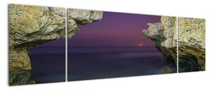 Obraz - klif morski (170x50 cm)