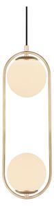 Lampa wisząca w kolorze złota ze szklanym kloszem ø 20 cm Arch – Squid Lighting