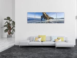 Obraz lodowej skały (170x50 cm)