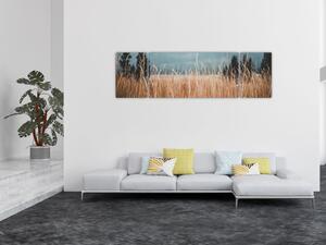 Obraz - szczegół łąki (170x50 cm)