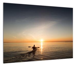 Obraz - kajak na morzu (70x50 cm)