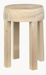 Ręcznie wykonany stolik pomocniczy z drewna paulowni Colin