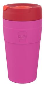 Różowy kubek termiczny 454 ml Helix Thermal Afterglow L – KeepCup