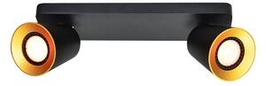 Czarna lampa sufitowa z metalowym kloszem 9x31 cm Elli – GTV