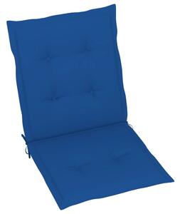 Poduszki na krzesła ogrodowe, 6 szt., niebieskie, 100x50x3 cm