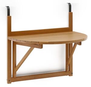 Wiszący stolik balkonowy z litego drewna akacjowego 50x70 cm Amarilis – Kave Home