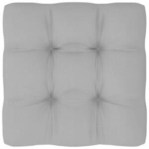 Poduszka na sofę z palet, szara, 50x50x10 cm
