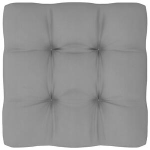 Poduszka na sofę z palet, szara, 60x60x10 cm