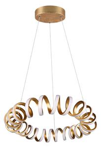Lampa wisząca LED w kolorze złota ø 55 cm Curl – Trio
