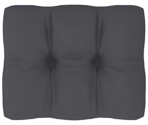 Poduszka na sofę z palet, antracytowa, 50x40x10 cm