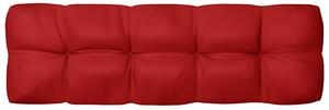 Poduszka na sofę z palet, czerwona, 120x40x10 cm
