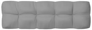 Poduszka na sofę z palet, szara, 120x40x10 cm
