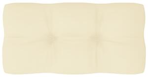 Poduszka na sofę z palet, kremowa, 80x40x10 cm