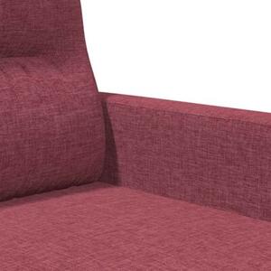 Sofa 3-osobowa, winna czerwieÅ, 180 cm,tapicerowana tkaninÄ
