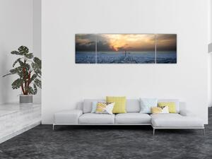 Obraz - Paryż z góry (170x50 cm)