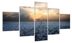 Obraz - Paryż z góry (125x70 cm)