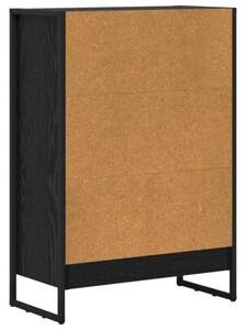 Szafka na książki czarny dąb 60 x 30 x 86,5 cm