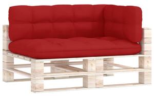 Poduszki na sofę z palet, 3 szt., czerwone