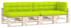 Poduszki na sofę z palet, 5 szt., jasnozielone