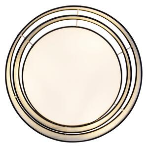 Nowoczesna lampa sufitowa czarna 45 cm 3-światła - Drum Trio