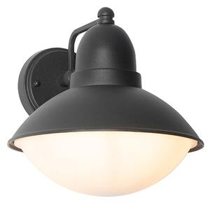 Nowoczesna lampa ścienna zewnętrzna czarna IP44 - Marcel